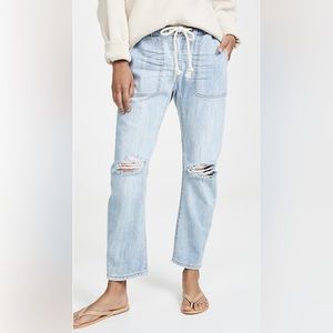 One Teaspoon Shabbies Drawstring Boyfriend Jeans